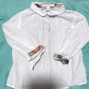 Authentic Burberry girls button-down
